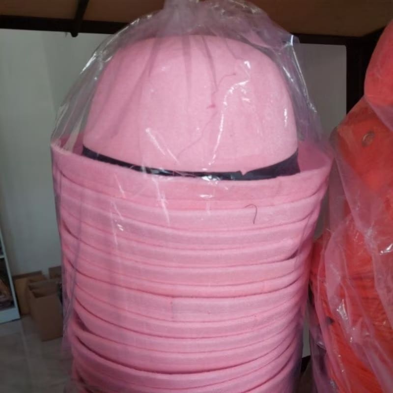 Topi Chaplin Bowler Hat Dewasa - Pink Muda